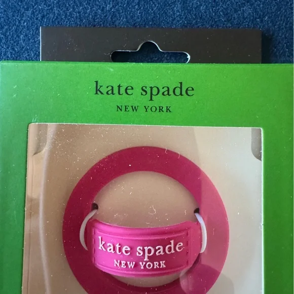 Kate Spade ♠️ Pink Phone magnetic loop grip-great for selfies and secure holding - Picture 1 of 6